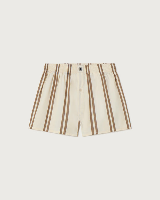 Boxer rayas marrón sostenible - silueta 1