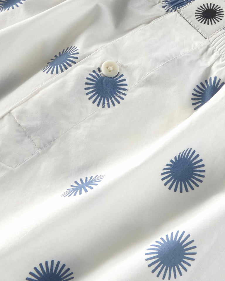 Boxers blancos sol azul sostenible silueta - 3