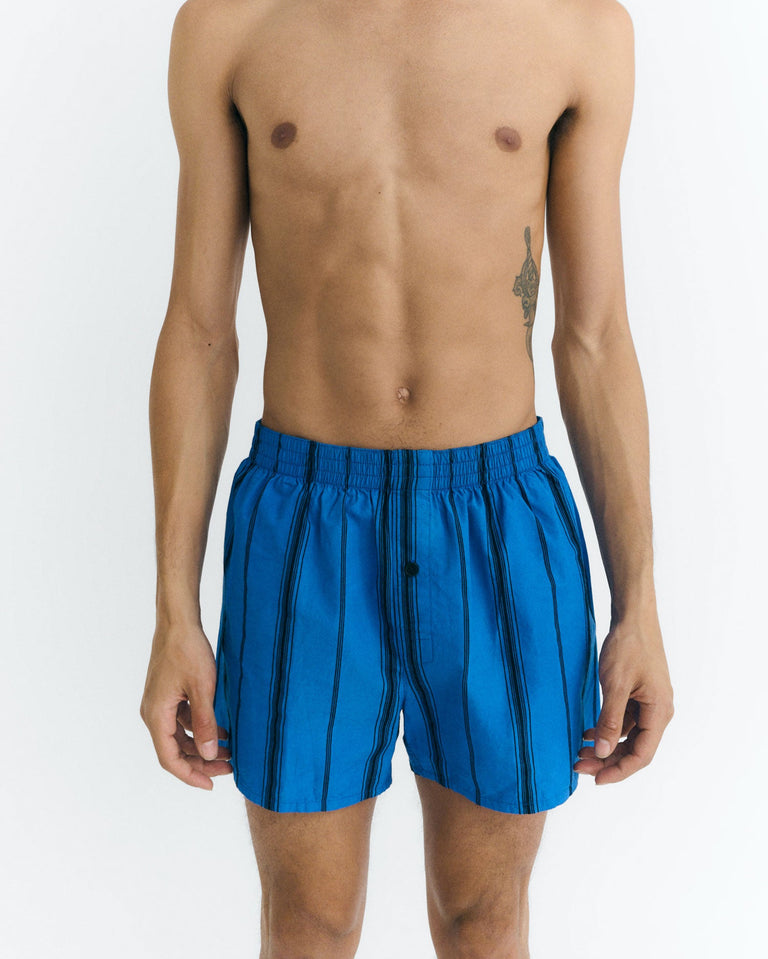 Boxers azules rayas negras sostenible - 1