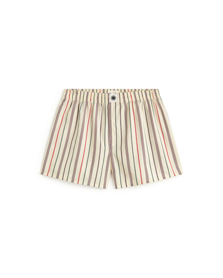 Boxer rayas multicolor sostenible silueta - 1