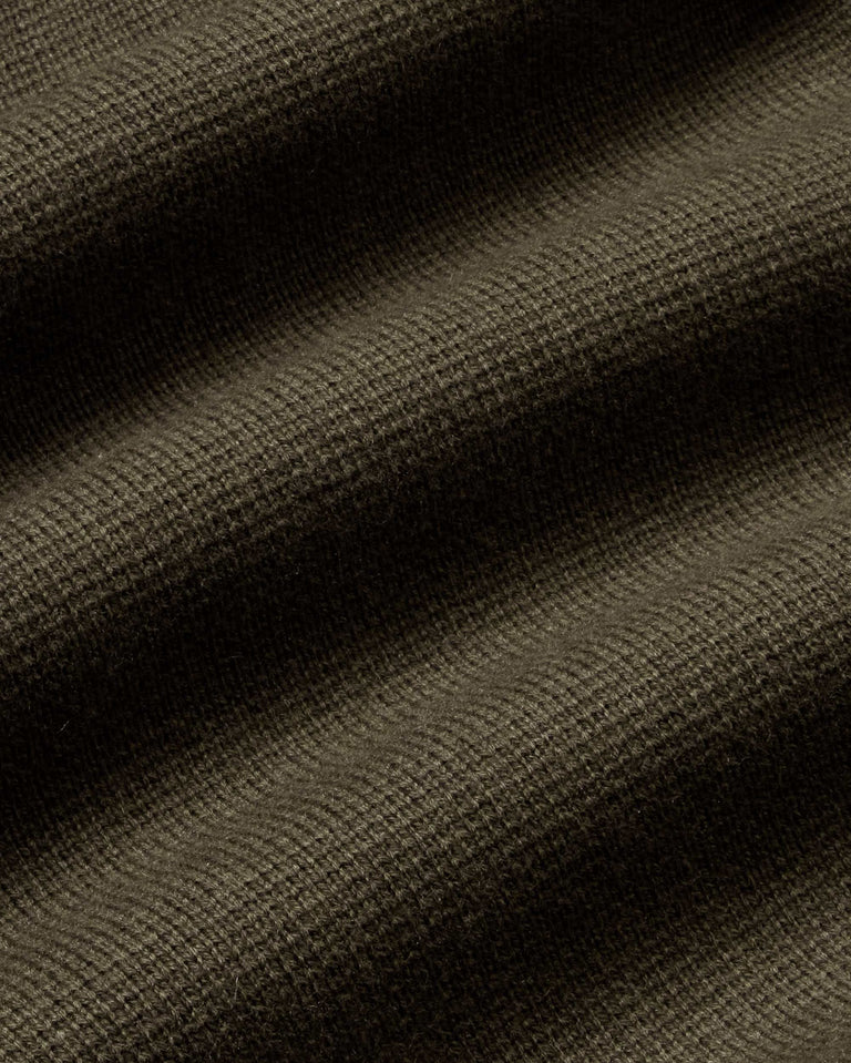 Jersey verde lana Aritz sostenible - silueta 3