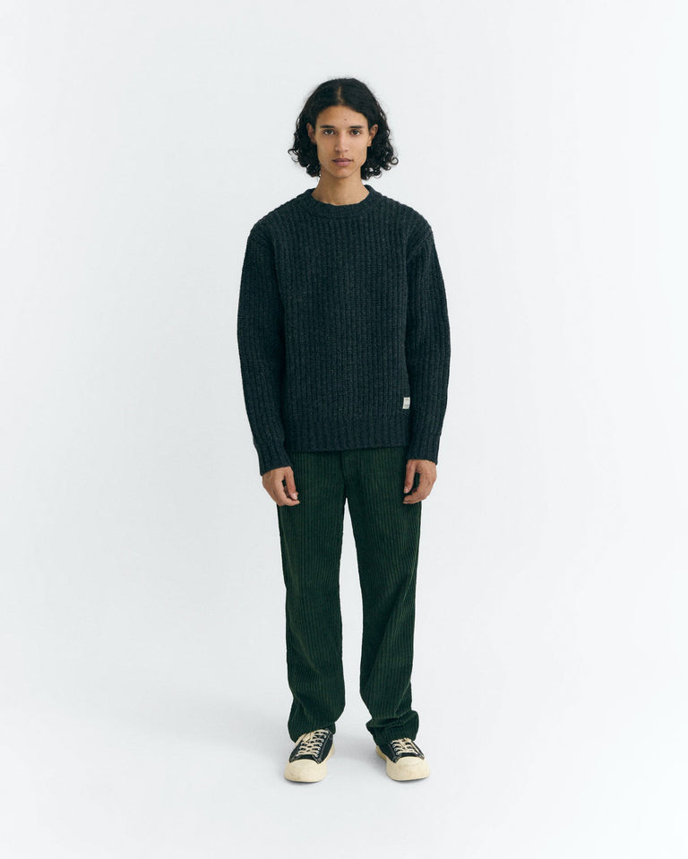 Jersey lana gris Santos sostenible - 2