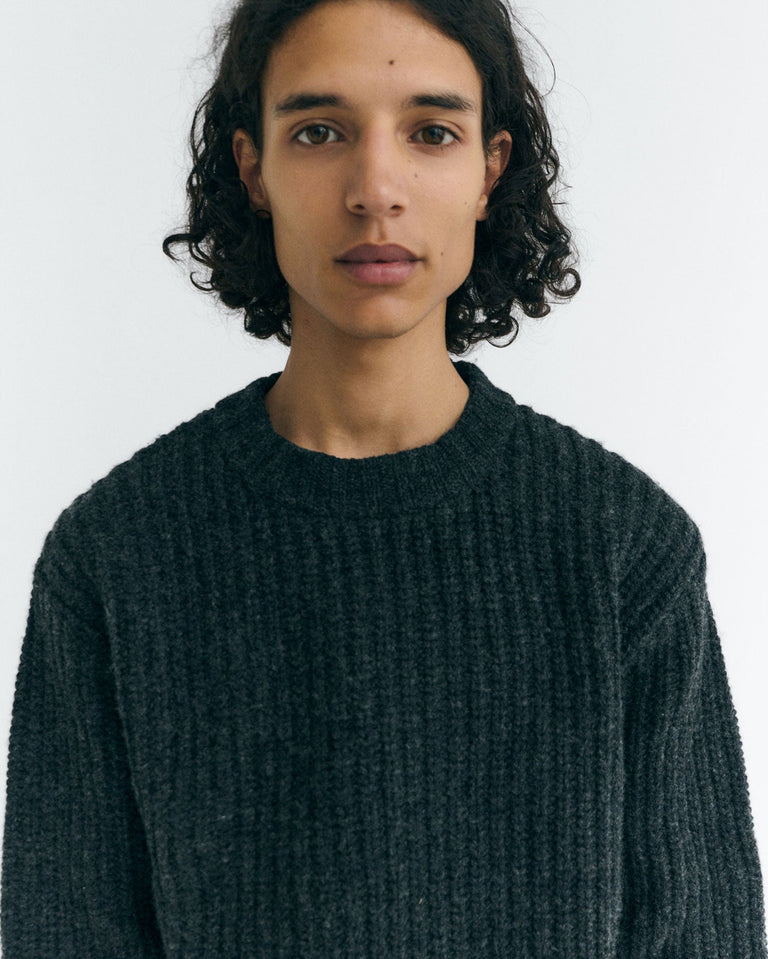 Jersey lana gris Santos sostenible - 3