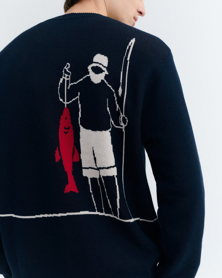 Jersey navy pescadors Seth sostenible - 4