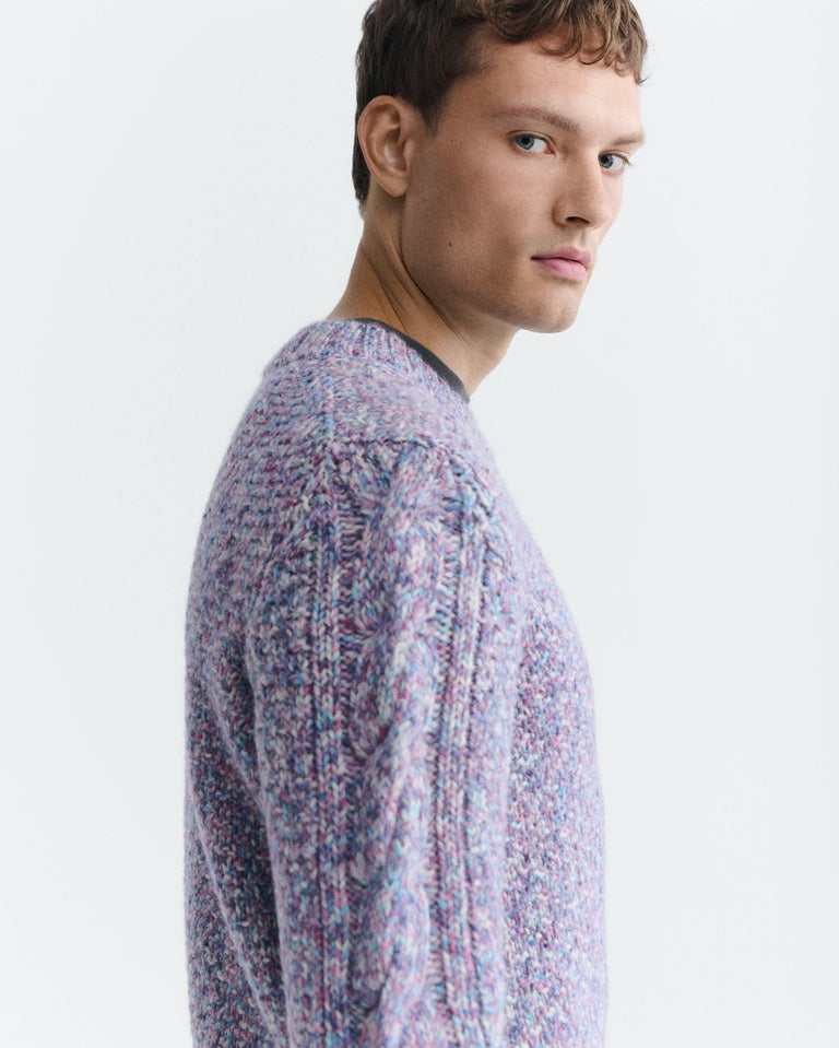 Jersey lana multicolor Julien sostenible - 4