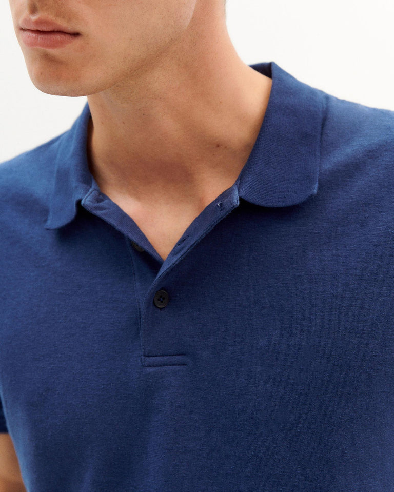 Polo navy Hemp-3