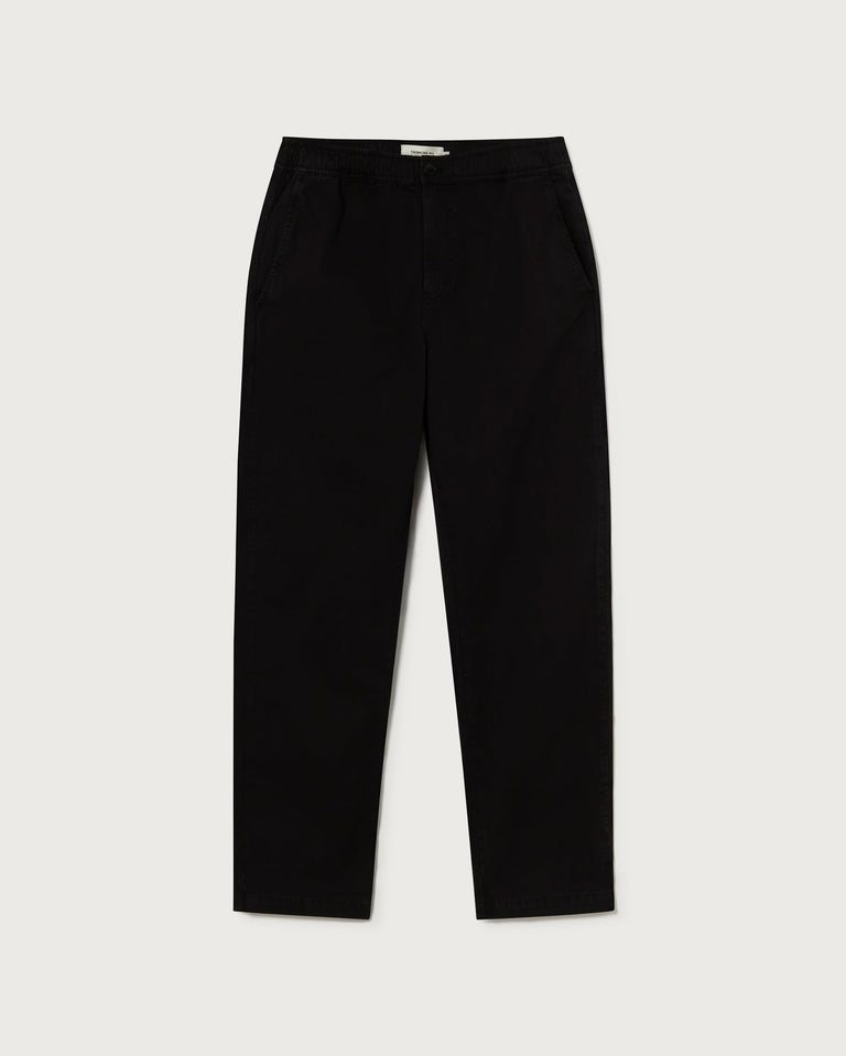 Pantalón negro Travel sostenible  - silueta 1