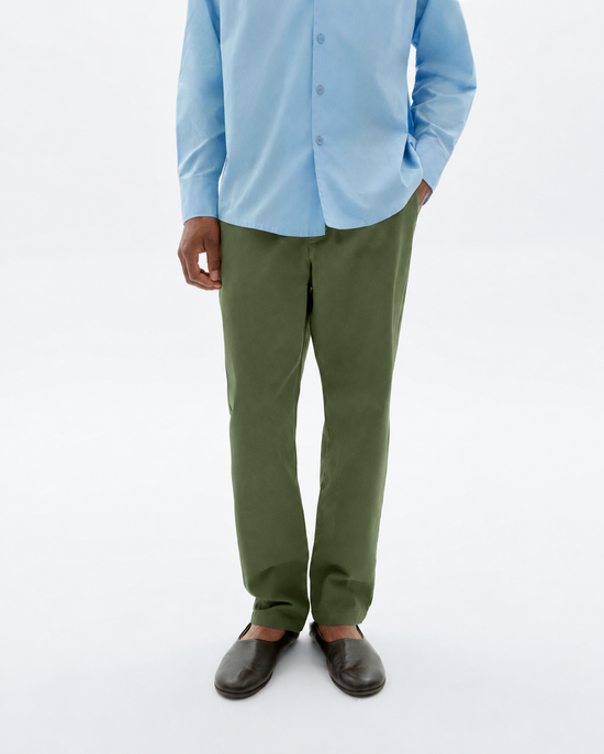 Travel green trousers