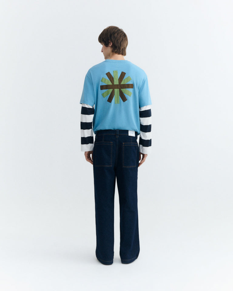 Jeans loose dark navy Marc sostenible - 1