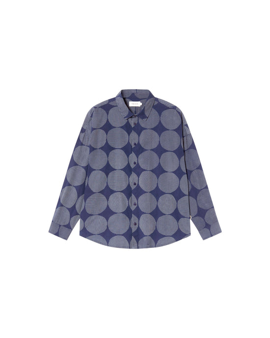 Camisa azul japan Haru sostenible - silueta 1