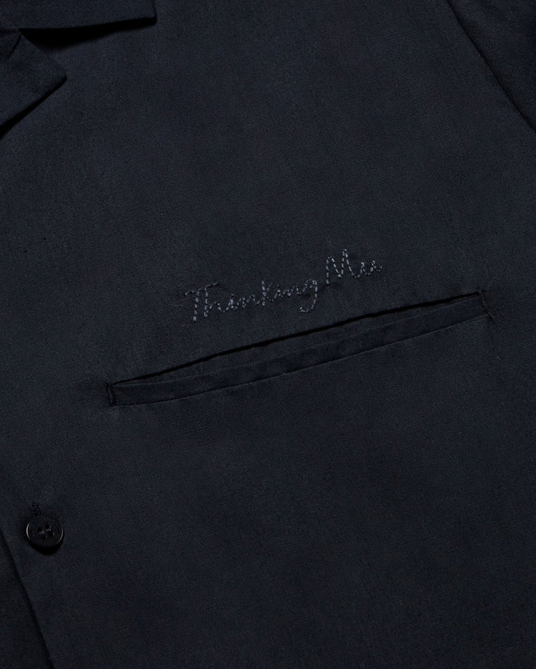 Camisa navy Nascar sostenible - silueta 2