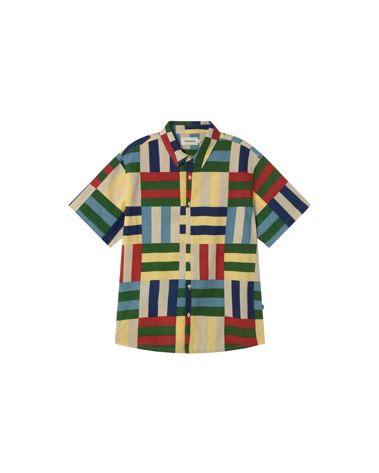 Camisa multicolor field Tom sostenible-silueta-1