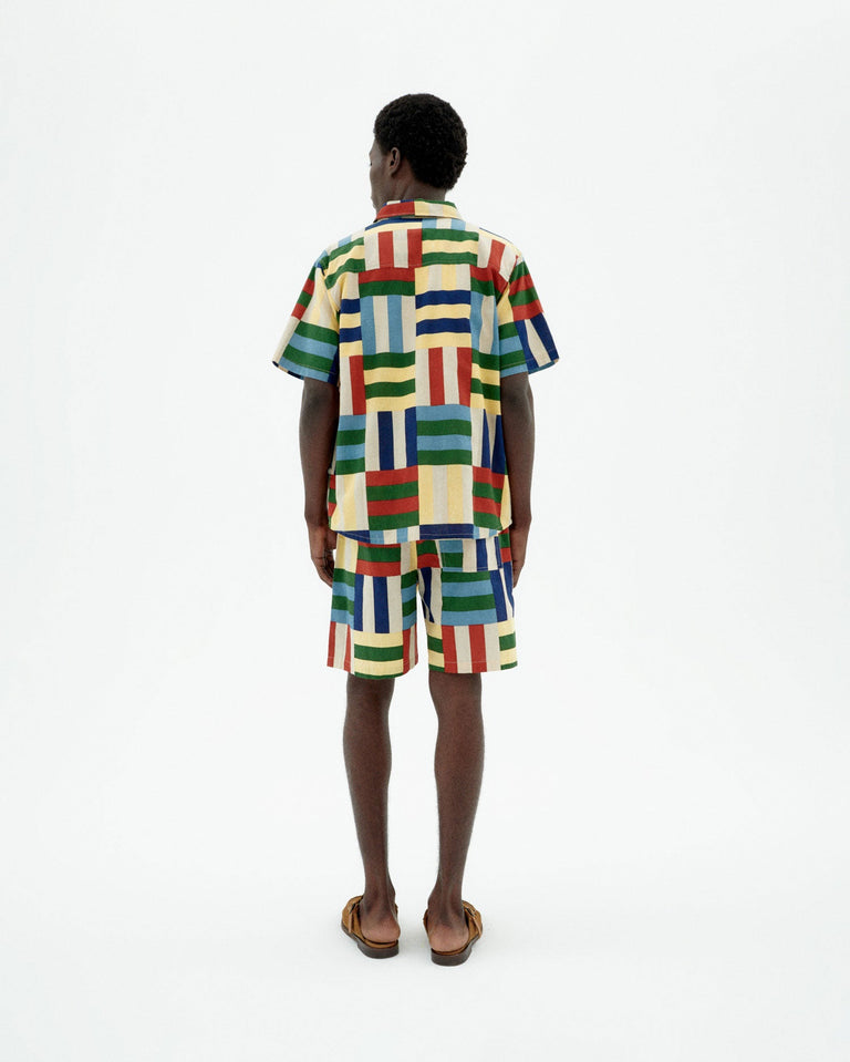 Camisa multicolor field Tom sostenible-4