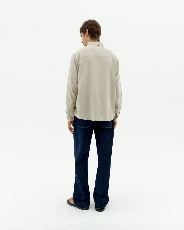 Camisa cruda hemp Ant sostenible-4