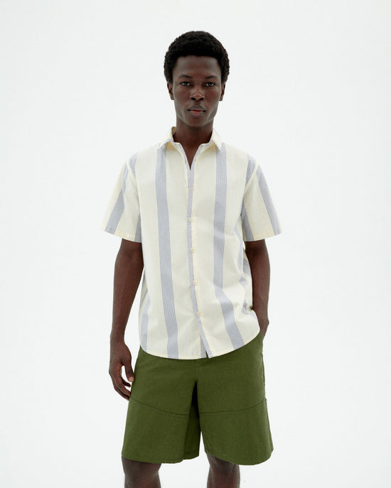 Camisa rayas azules Tom sostenible-1