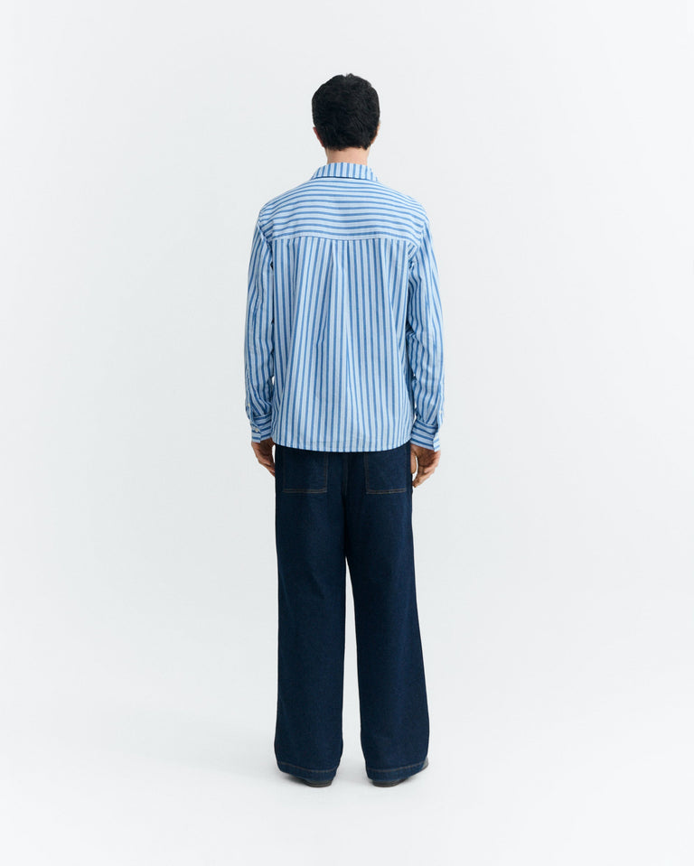 Camisa rayas azul Jimbo sostenible - 4
