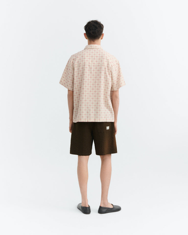 Camisa oversize cuadros lattice Kurtis sostenible - 4