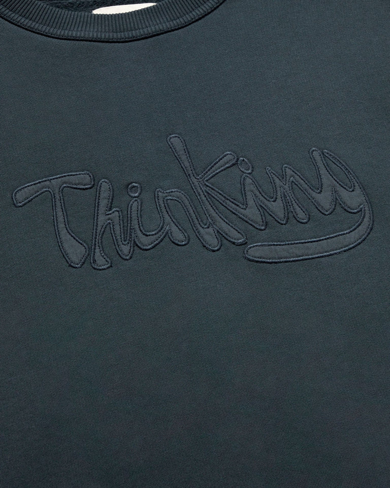 Sudadera grafito Thinking Enki sostenible - silueta 2