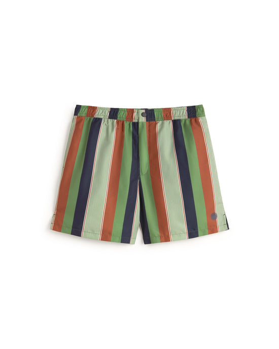 Bañador rayas multicolor Liu sostenible silueta - 1