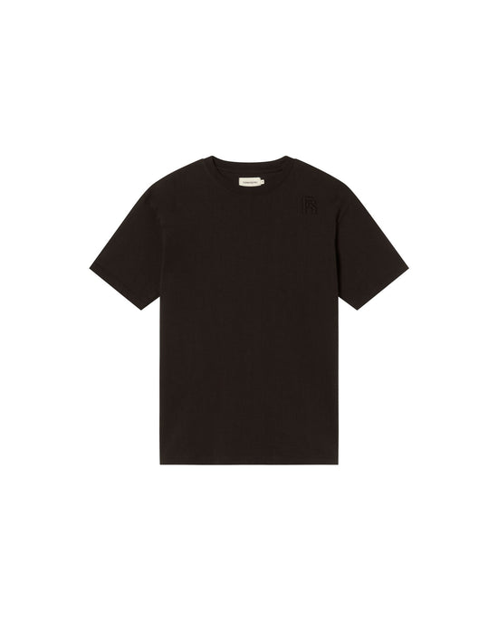 Camiseta negra Aaron sostenible - silueta 1