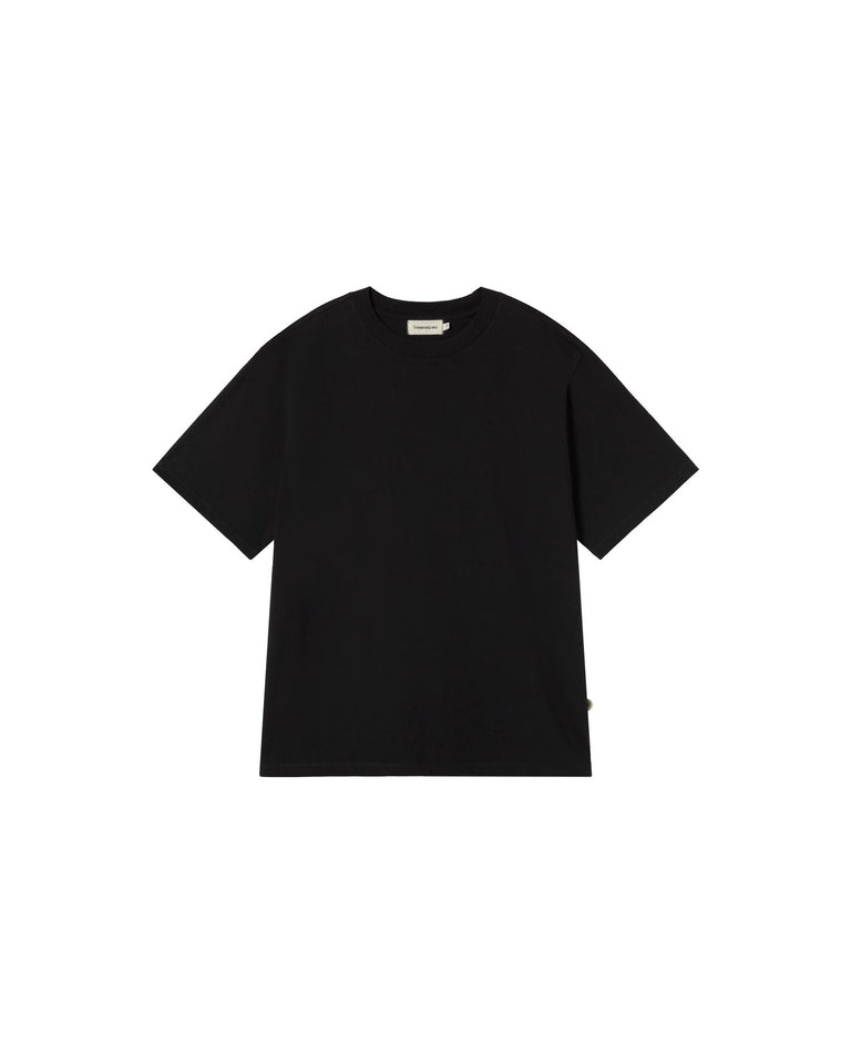 Camiseta negra Eric sostenible - silueta 1