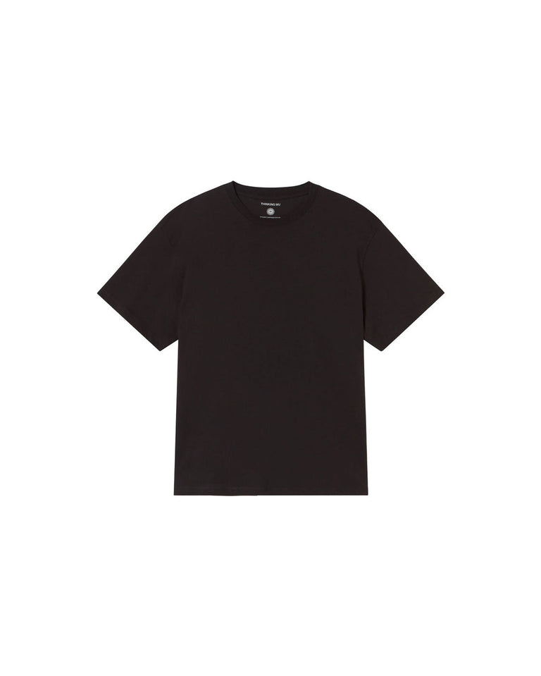 Camiseta negra Aaron sostenible - silueta 1