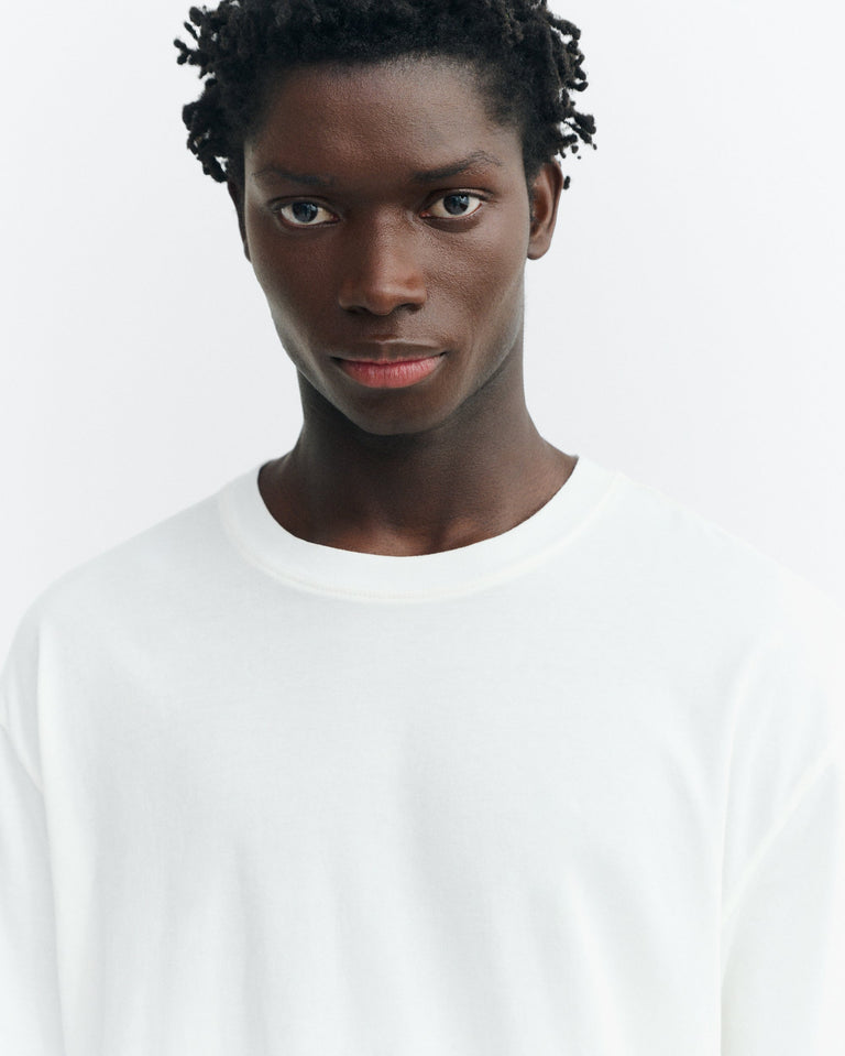 Camiseta básica blanca Aaron sostenible - 4