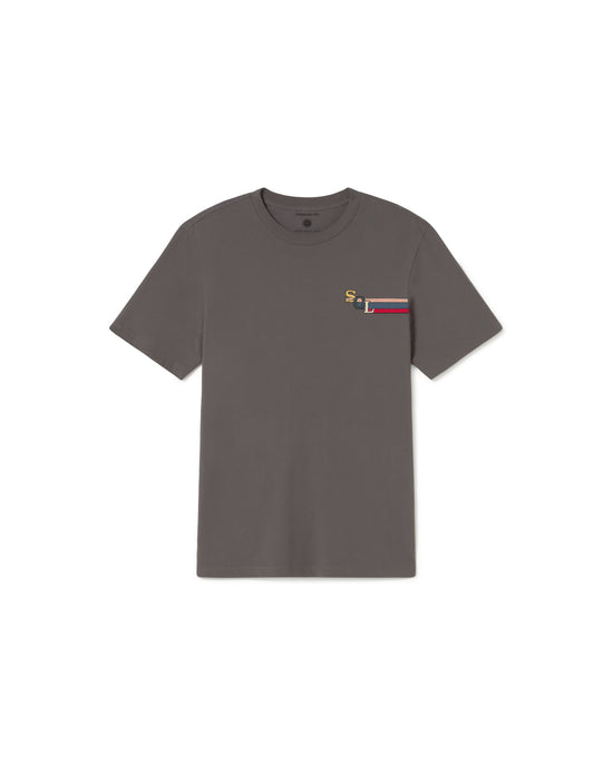 Camiseta gris sol sostenible - silueta 1