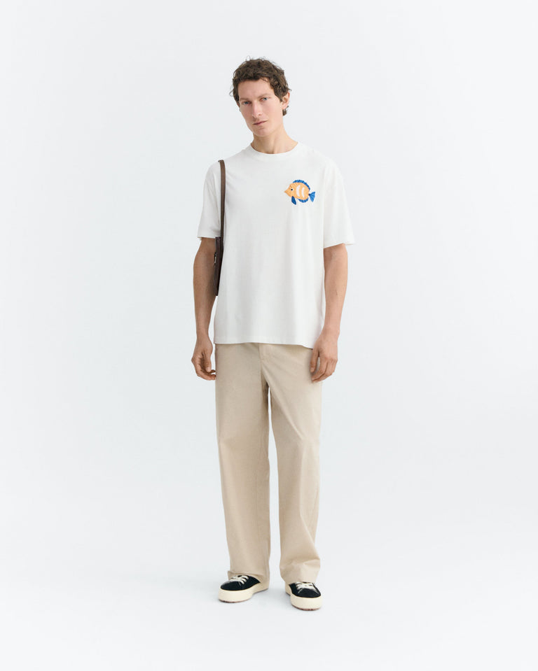 Camiseta patched pez Aaron sostenible - 4