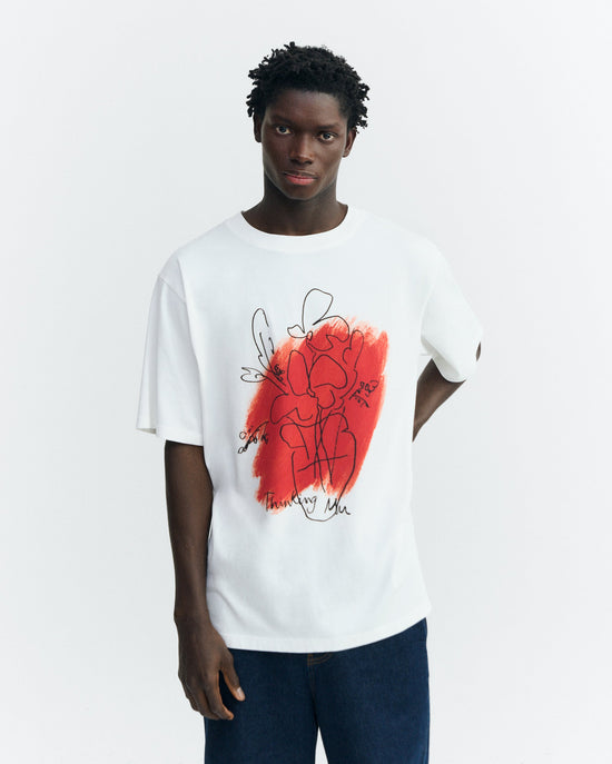 Camiseta oversize flower Eric sostenible - 2