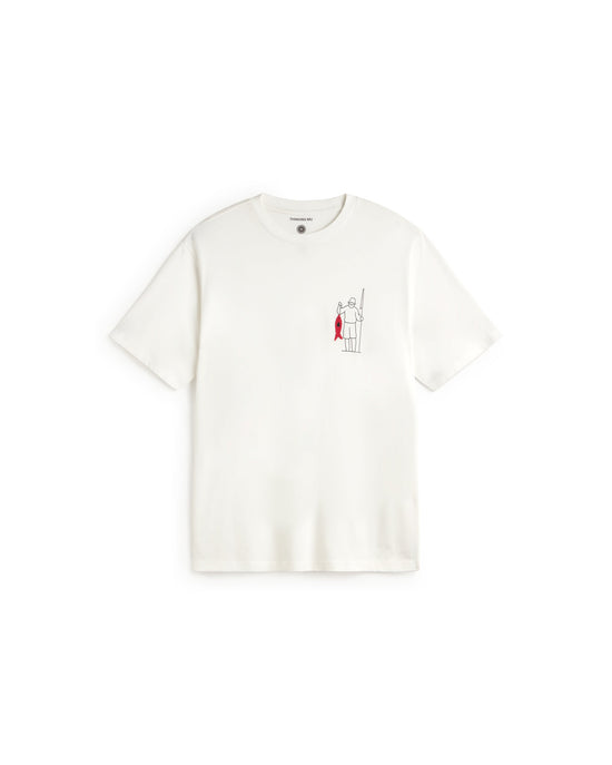 Camiseta bordada fisherman Zach sostenible silueta - 1