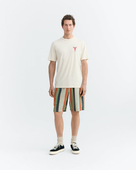 Camiseta bordada lobster Zach sostenible - 1