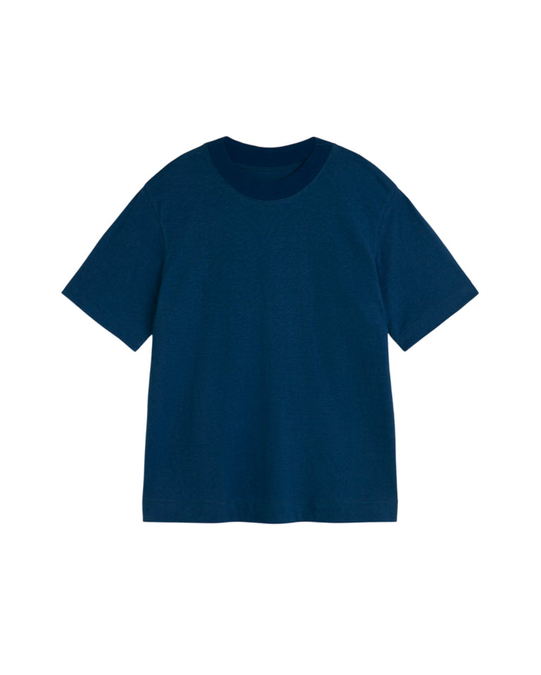 Camiseta navy hemp Roy sostenible silueta - 1