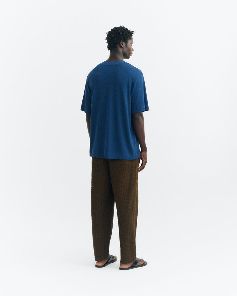 Camiseta navy hemp Roy sostenible - 4