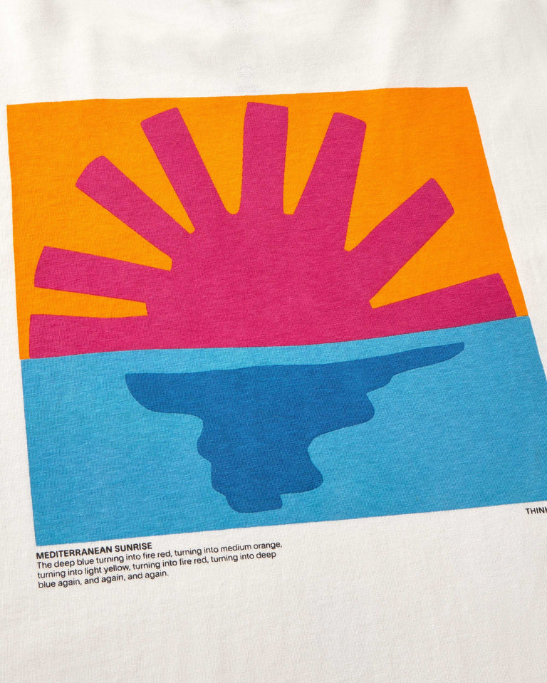 Camiseta manga larga mediterranean sunrise Emilio sostenible silueta - 2
