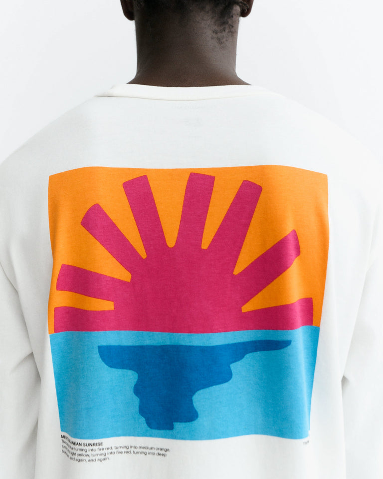 Camiseta manga larga mediterranean sunrise Emilio sostenible - 5
