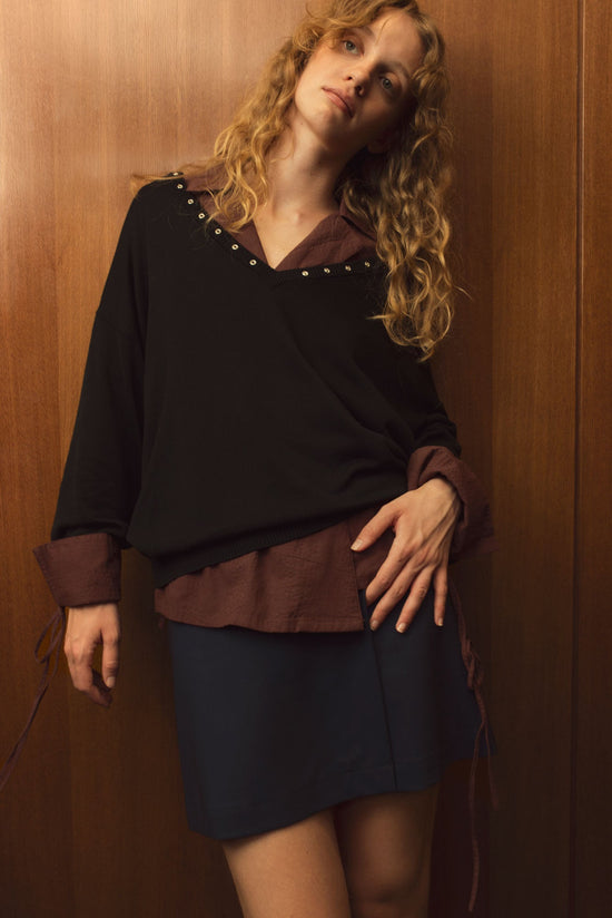 Nicole oversized knit top