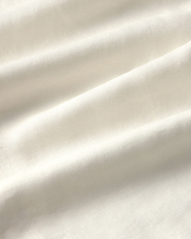 Blusa blanca hemp Libelula sostenible - silueta 1