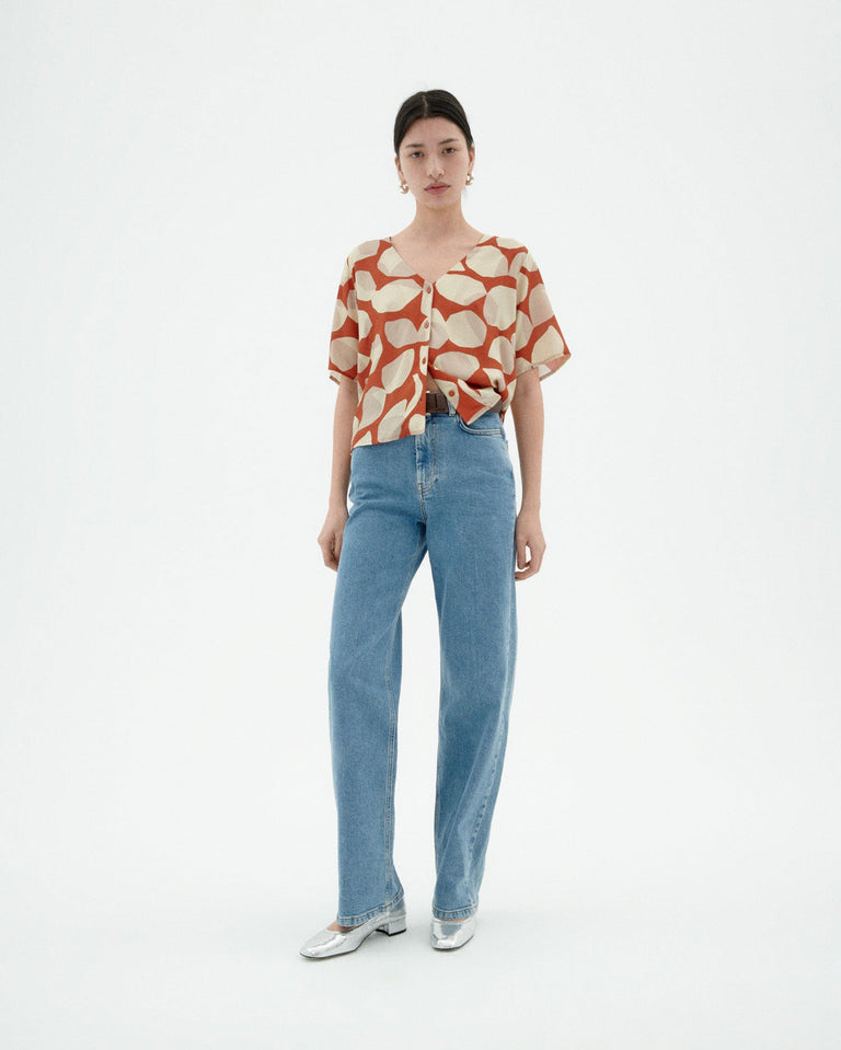 Blusa multicolor leaf light Libelula sostenible-2