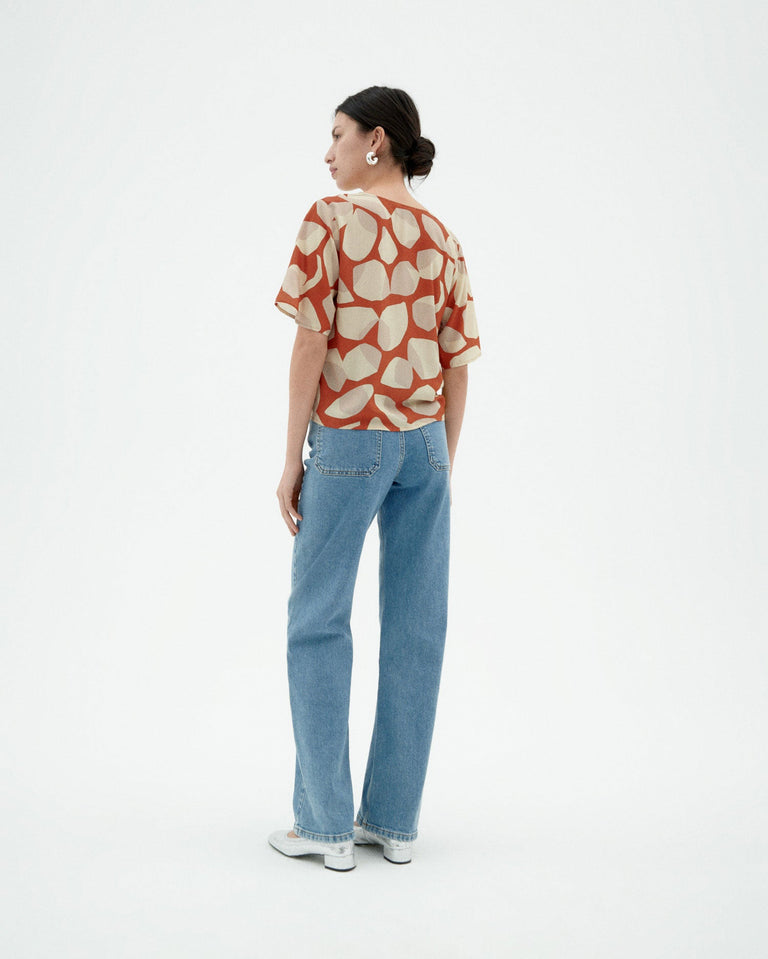 Blusa multicolor leaf light Libelula sostenible-4