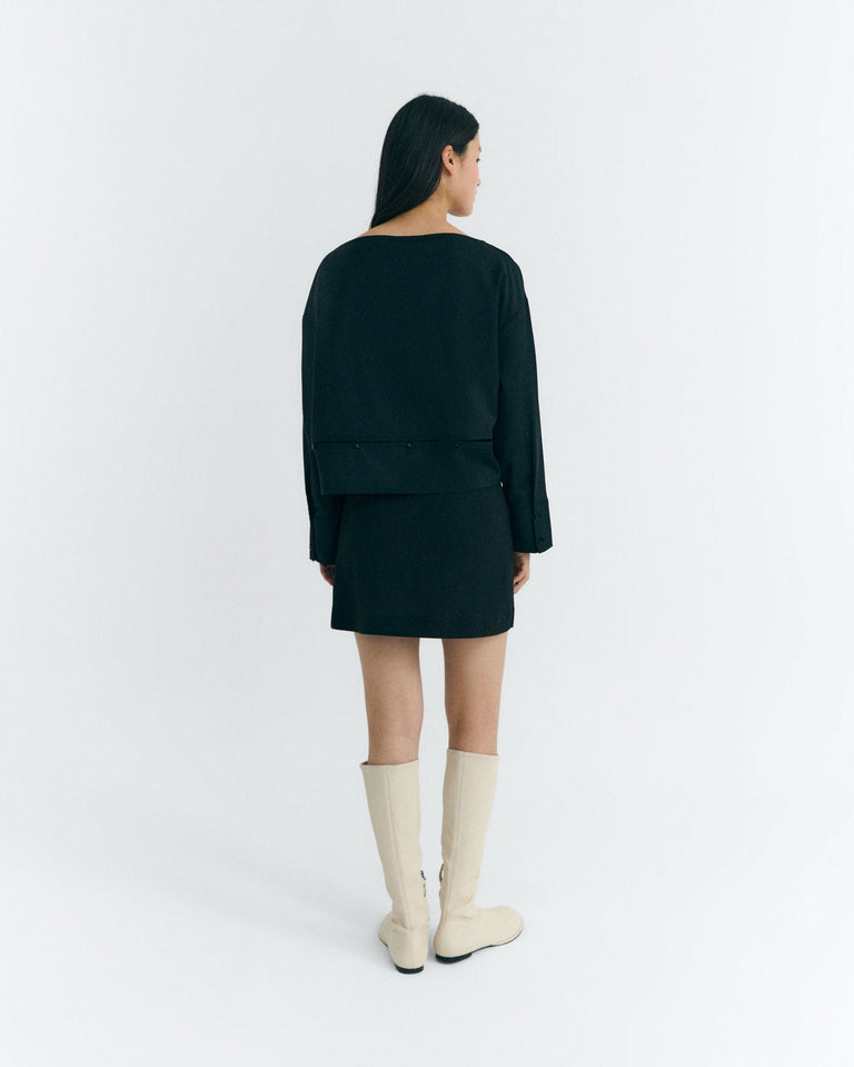 Blusa desmontable lana fina Marion sostenible - 6