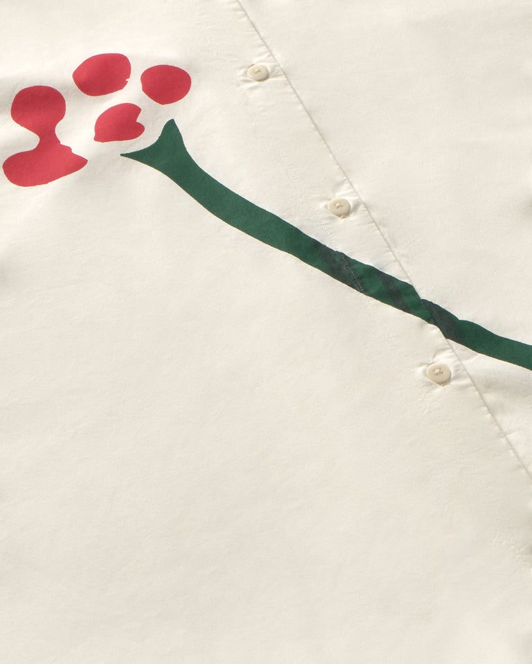 Blusa popelin flower Juana sostenible silueta - 2