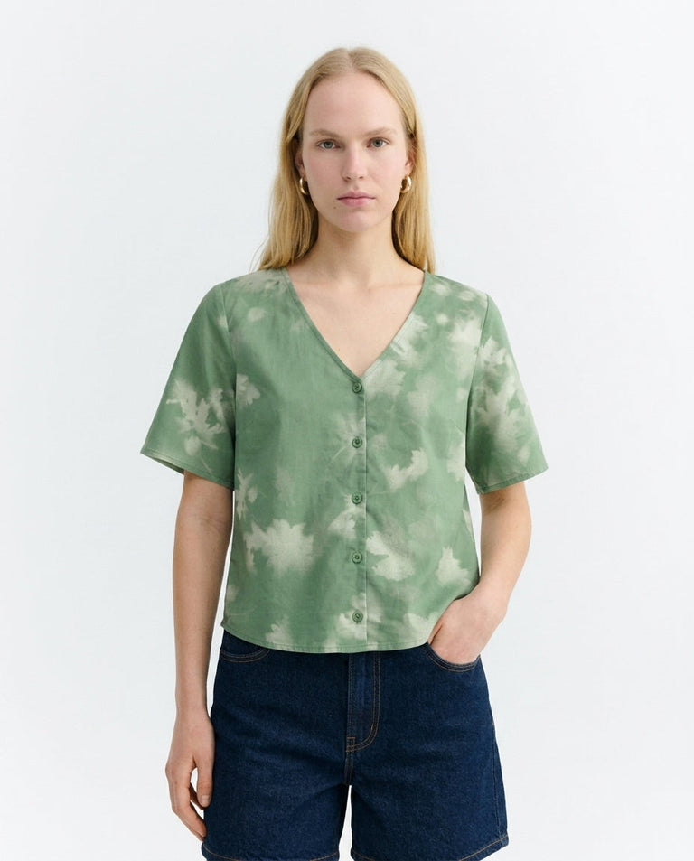 Blusa estampada tipia Leia sostenible - 1