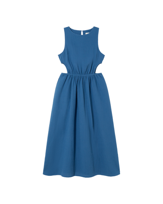 Kin cut out blue dress