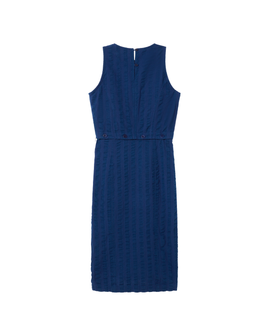 Wila blue seersucker dress