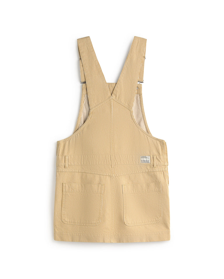 Vestido corto pichi rayas Rafaela sostenible silueta - 3