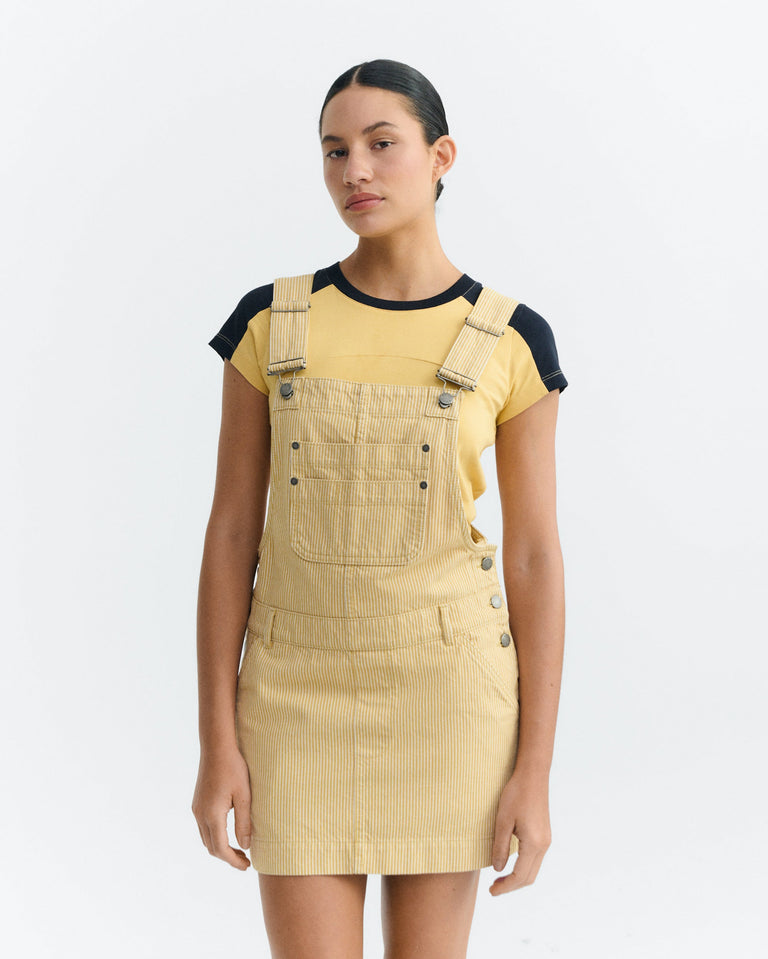 Vestido corto pichi rayas Rafaela sostenible - 3