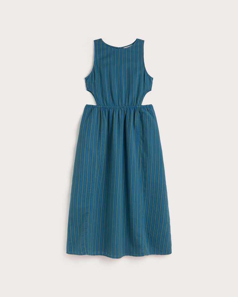 Vestido midi rayas windsor Kin sostenible silueta - 1