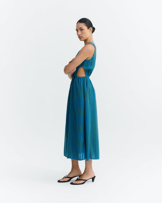 Vestido midi rayas windsor Kin sostenible - 2