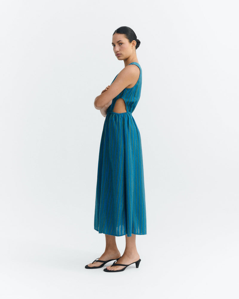 Vestido midi rayas windsor Kin sostenible - 2